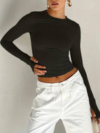 Saar™ | Basic langærmet top