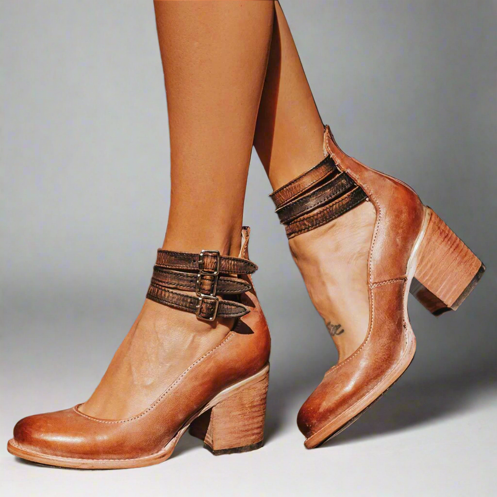 Heidi | Stilfulde Ankelstøvler med Spænde