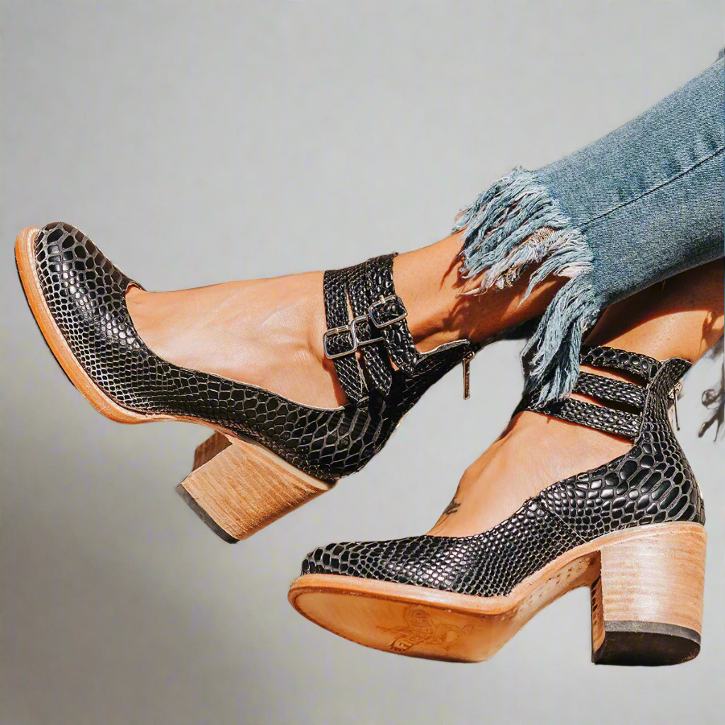 Heidi | Stilfulde Ankelstøvler med Spænde