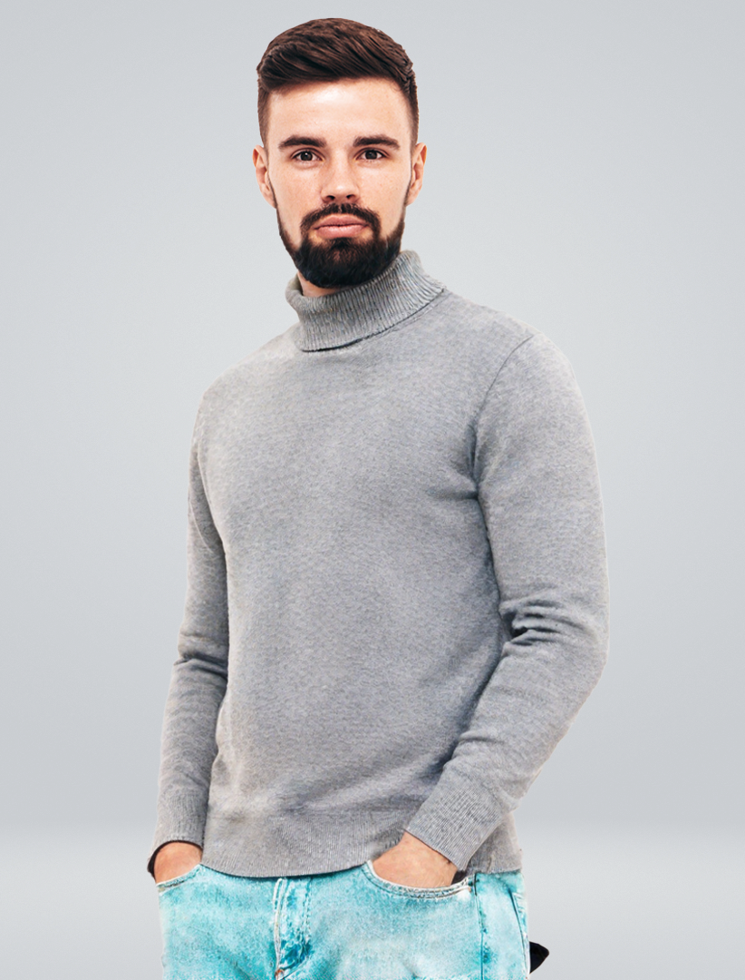 Marius - Strikket Turtleneck Sweater
