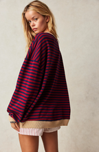 LENA | Oversized stribet sweater