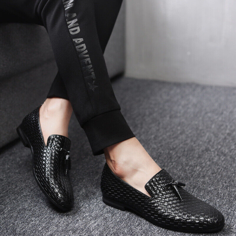 Jakob | Vævede Læder Slip-On Loafers