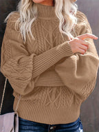 Lina™ | Elegant sweater med fletmønster