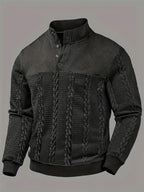 Dawson - Langærmet Henley Sweater Med Striber