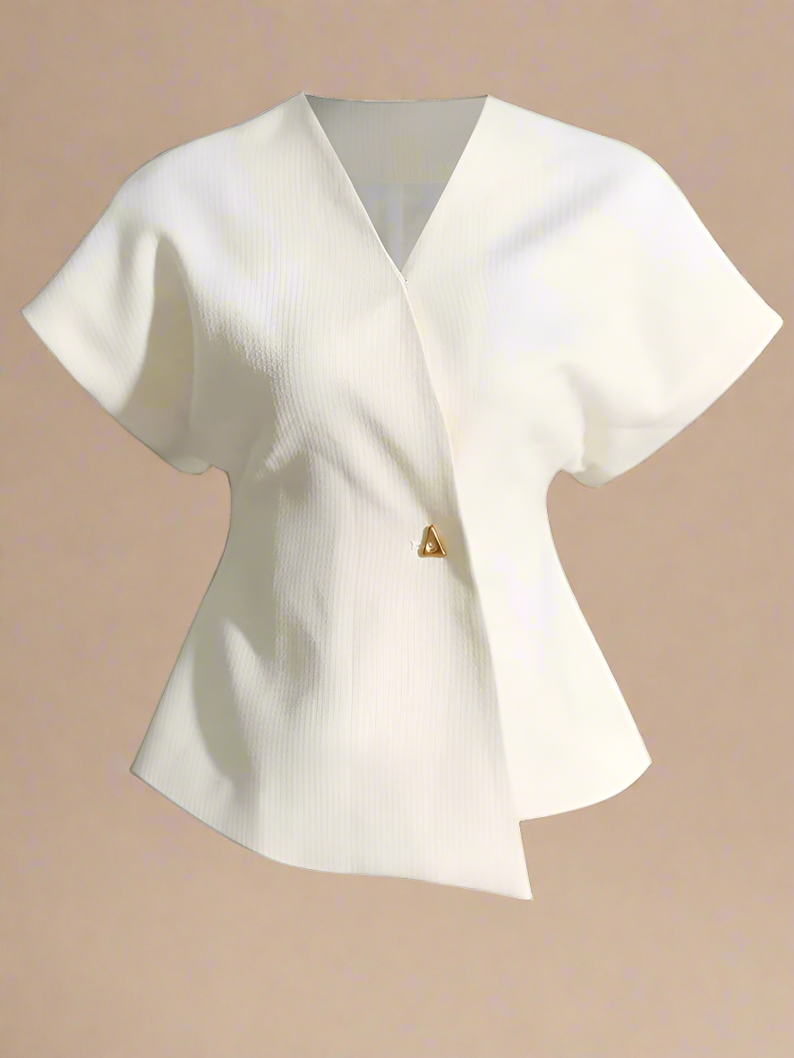 Marise | Topp skulpturell silhuett med gullspenne