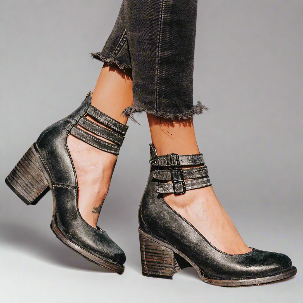 Heidi | Stilfulde Ankelstøvler med Spænde