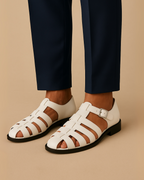 Renaud™ | Elegant lukket sandal med rem og spænde