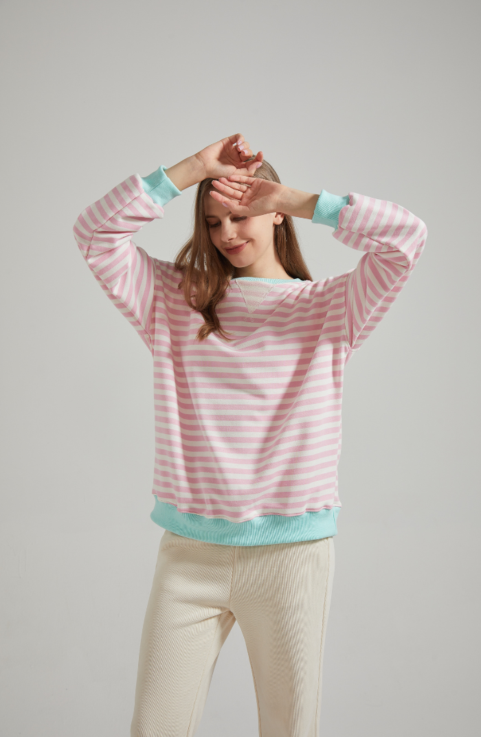 LENA | Oversized stribet sweater