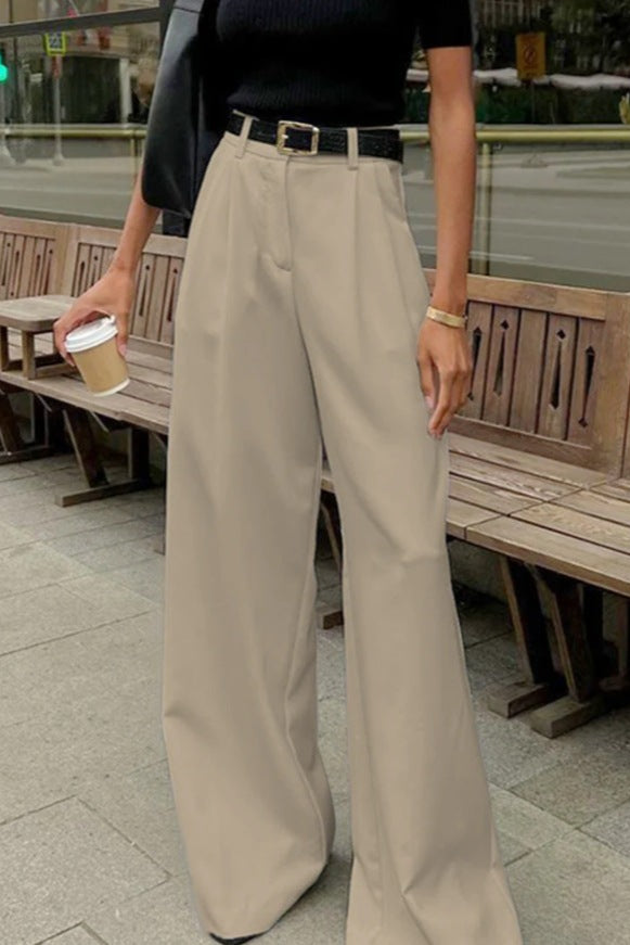 Sofia bukser | Høj talje & elegant løstsiddende pasform