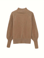 Lina™ | Elegant sweater med fletmønster