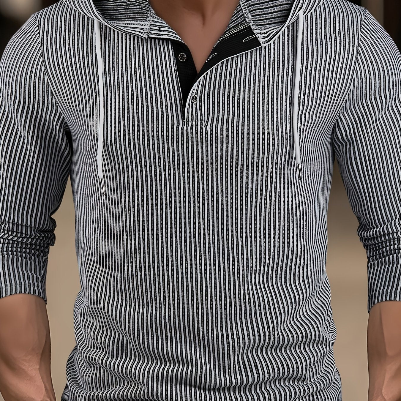 Maldini - Herre Sweater i Strik med Hætte – Casual Fit