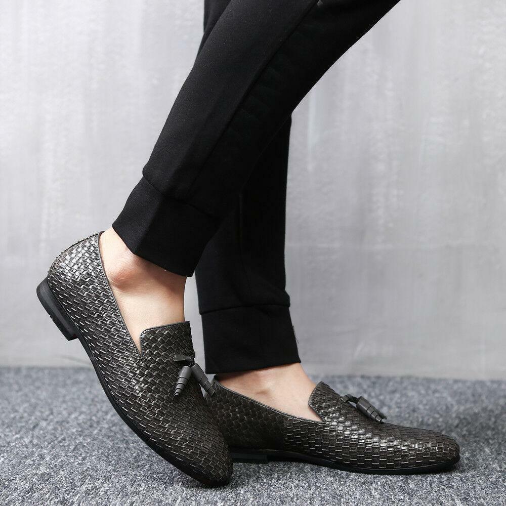 Jakob | Vævede Læder Slip-On Loafers