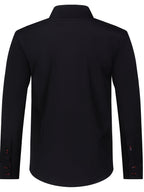 Ingolf - Langærmet skjorte med dobbelte knapper