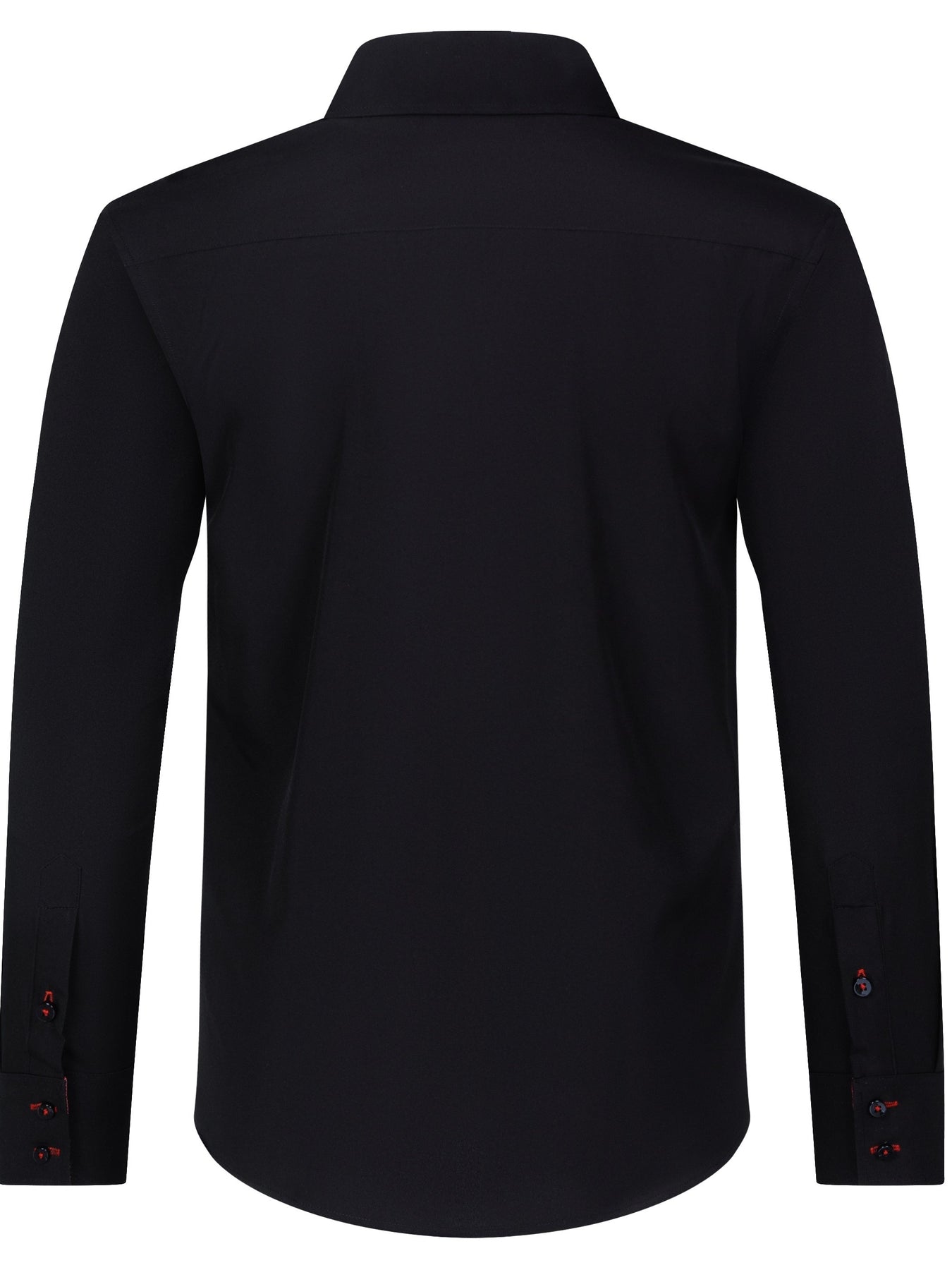 Ingolf - Langærmet skjorte med dobbelte knapper