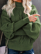 Lina™ | Elegant sweater med fletmønster