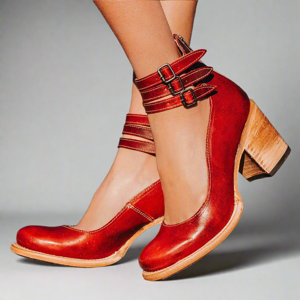Heidi | Stilfulde Ankelstøvler med Spænde