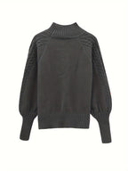 Lina™ | Elegant sweater med fletmønster
