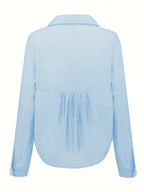 Maddy™ LINNEBLUSE | Let og stilfuld