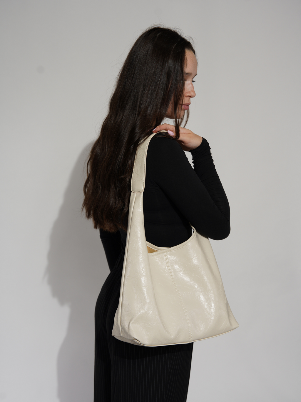 Jytte | Chic Sort Hobo Taske