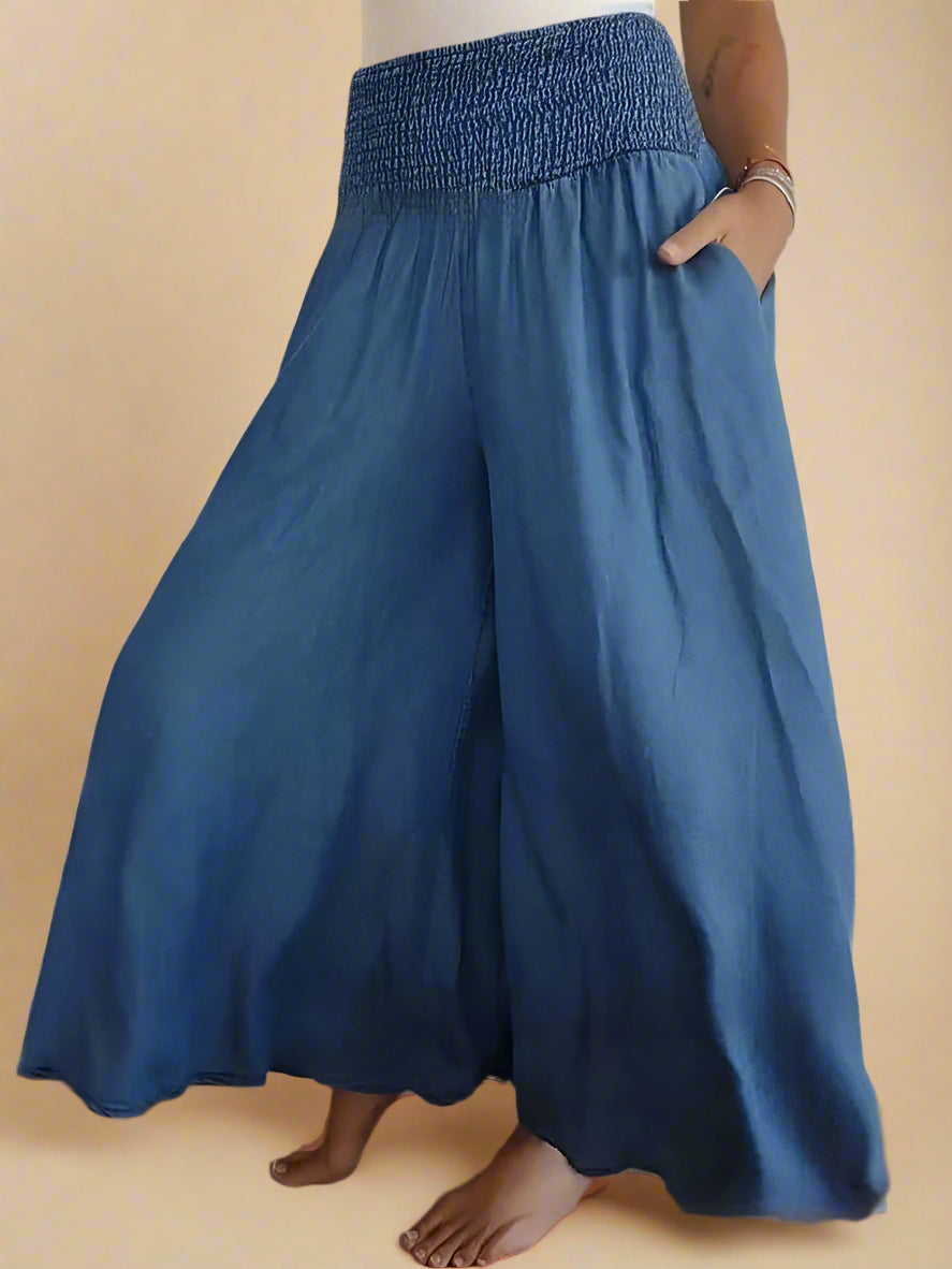 Grethe | Bukser med elastisk linning