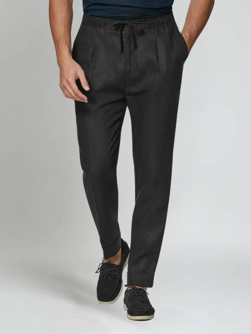 Anders – Linnedbukser Sort