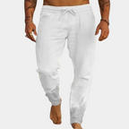 Lucas - Afslappede Hørbukser med Snøre