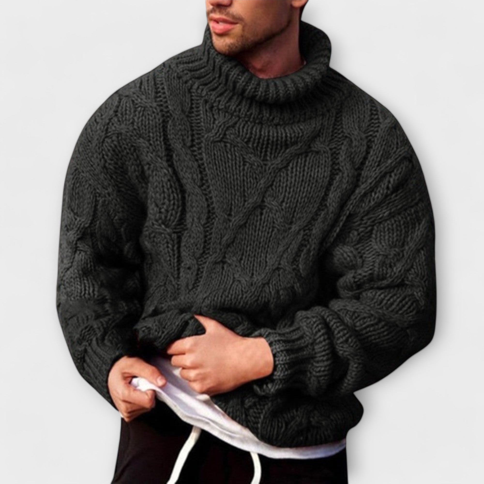 Ylmer - Vinter Strik Turtleneck Sweater