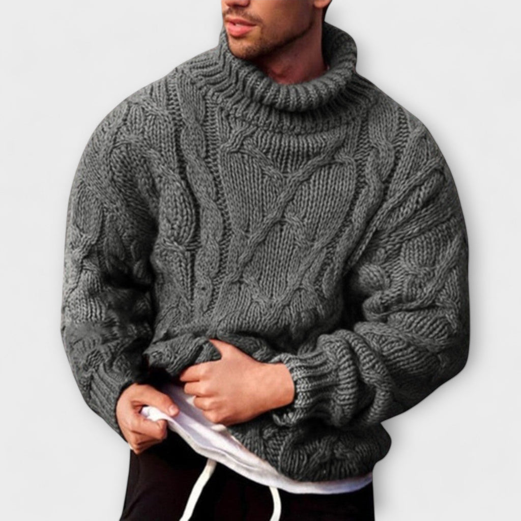 Ylmer - Vinter Strik Turtleneck Sweater
