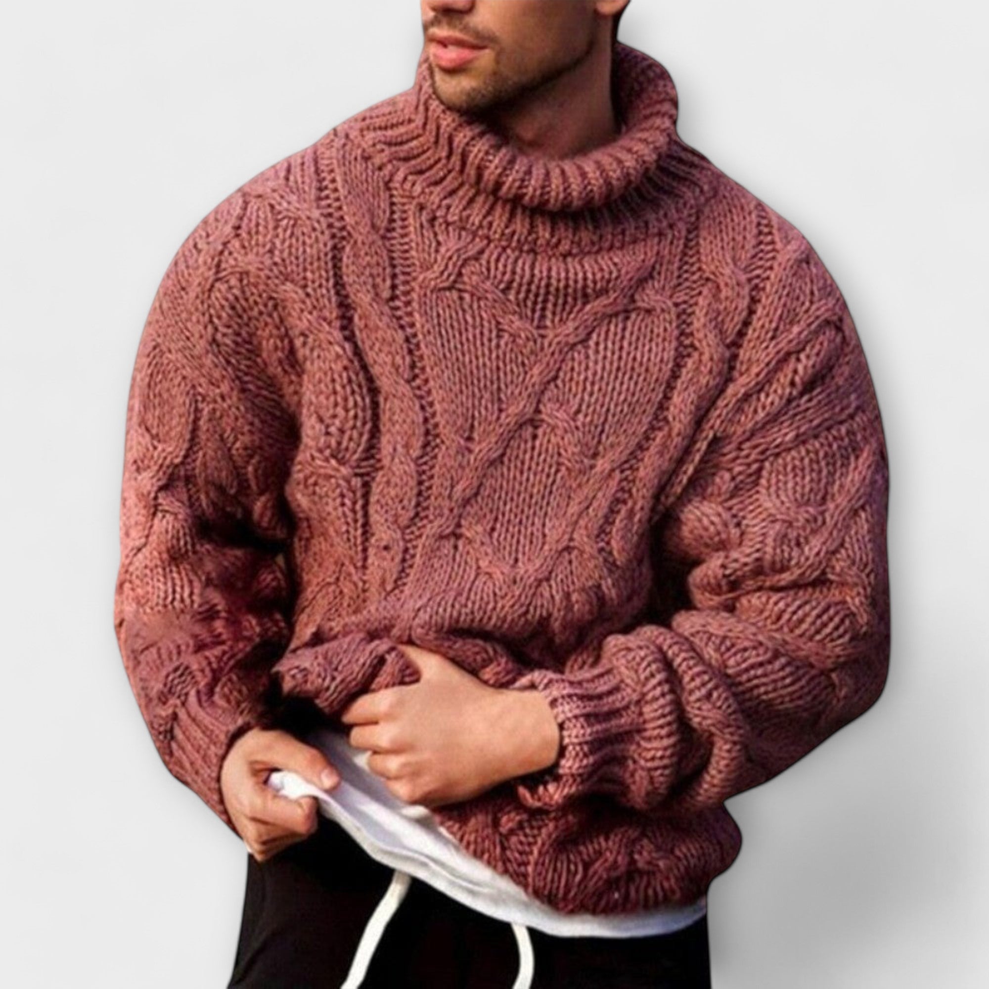 Ylmer - Vinter Strik Turtleneck Sweater