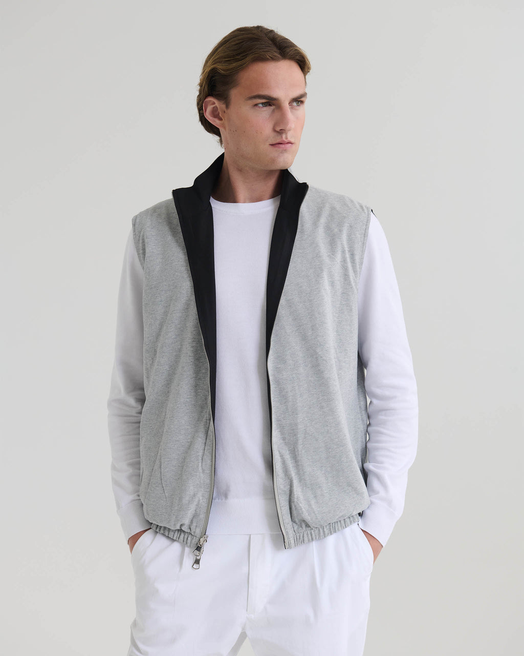 Niels - Vendbar City Bodywarmer - Sort