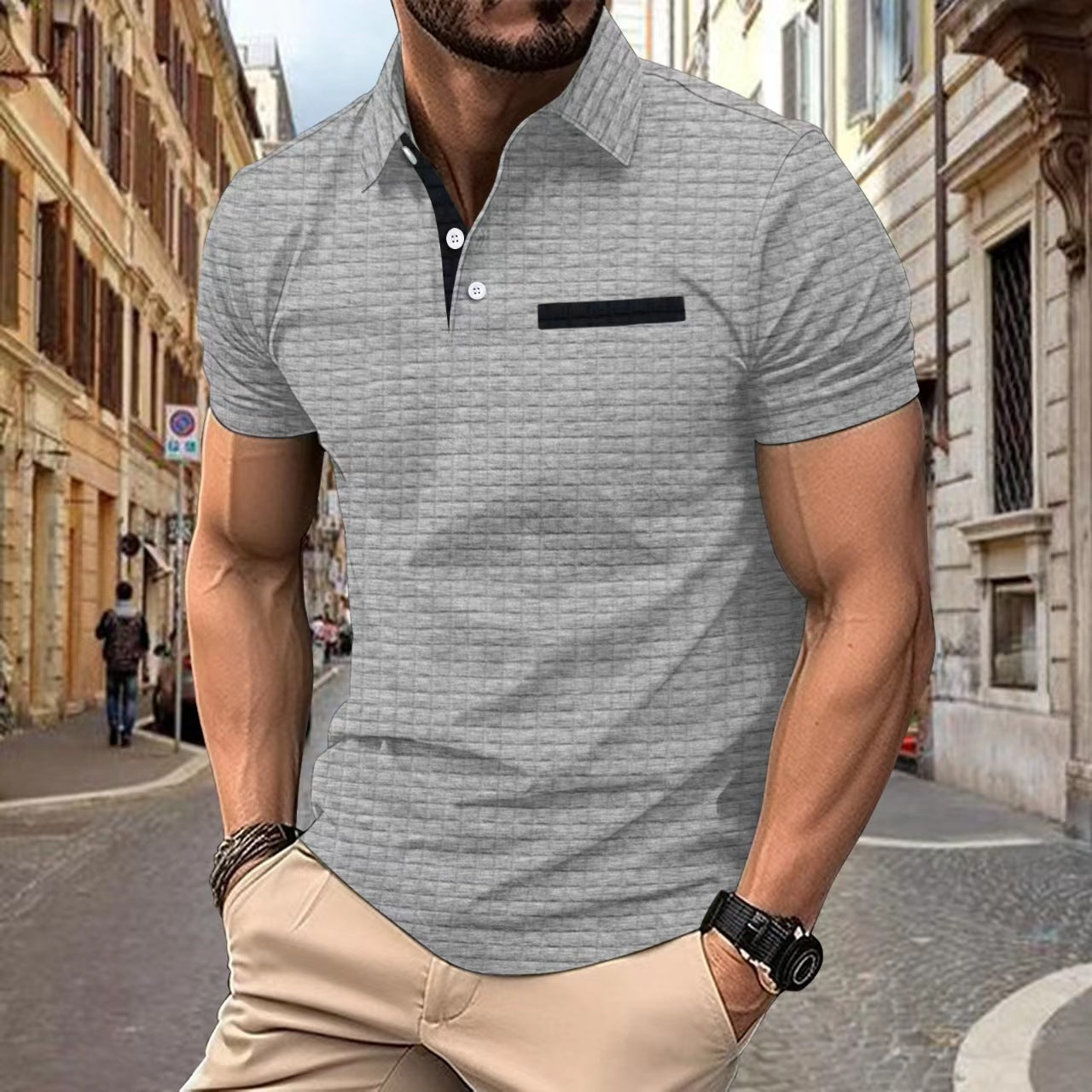 Antonini™ | Struktureret poloshirt