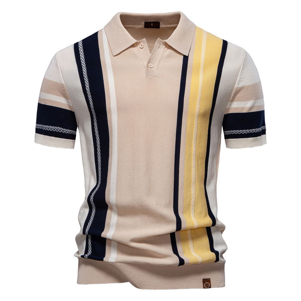 Nicolas | Stribet poloshirt
