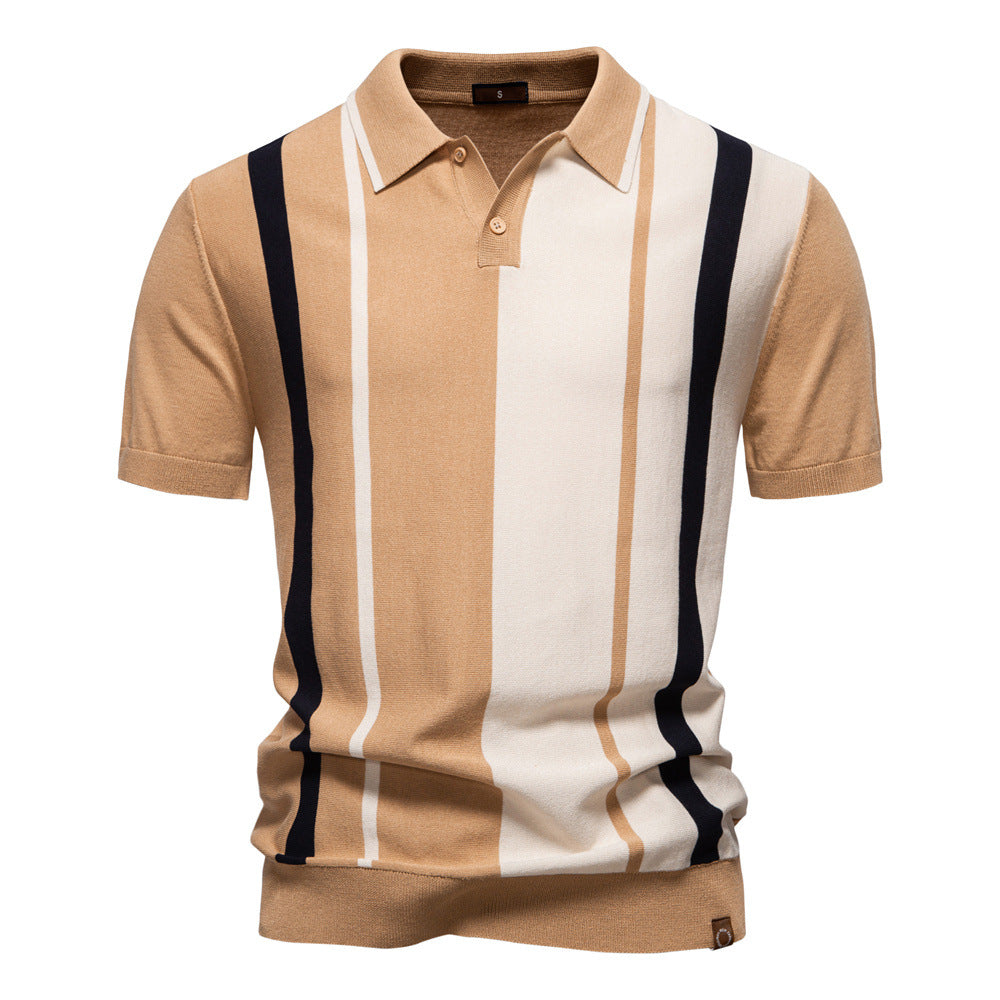Nicolas | Stribet poloshirt