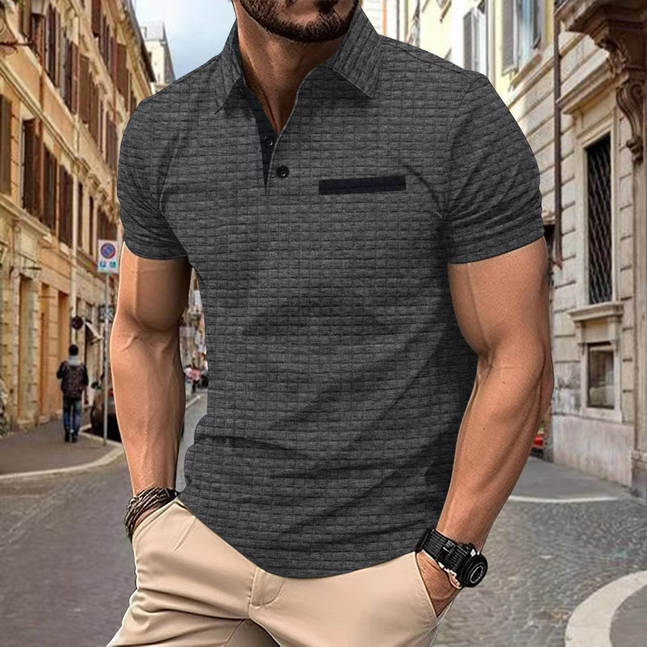 Antonini™ | Struktureret poloshirt