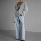 Serena | Stilfuld cardigan i pels