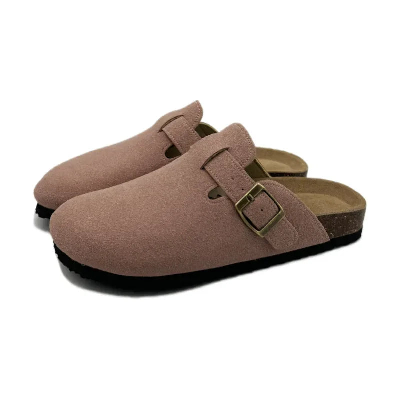 Beliano | Slip-on Træsko i ruskind