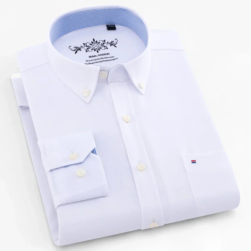 Axel | Elegant bomulds skjorte