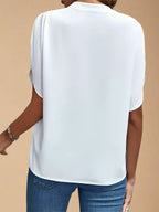 Elora Bluse | Elegant V-udskæring og løse ærmer