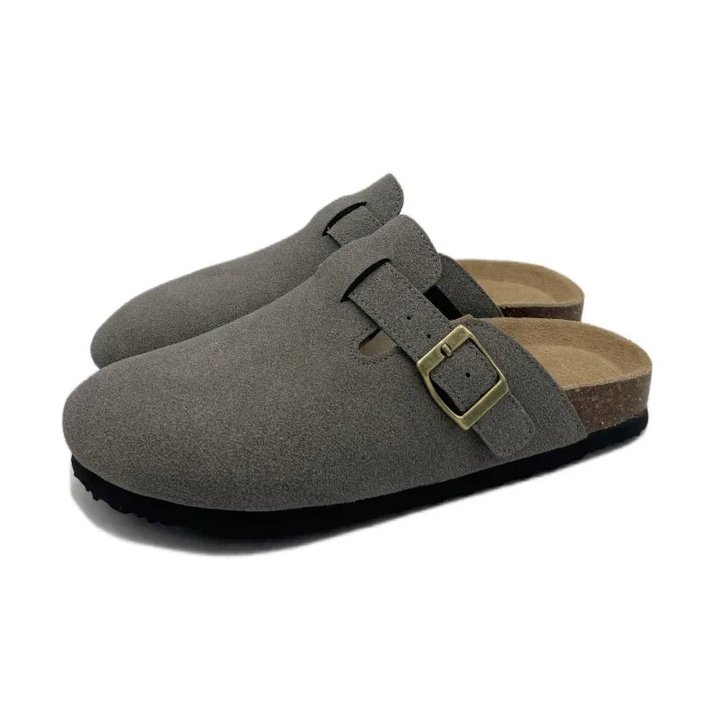 Beliano | Slip-on Træsko i ruskind