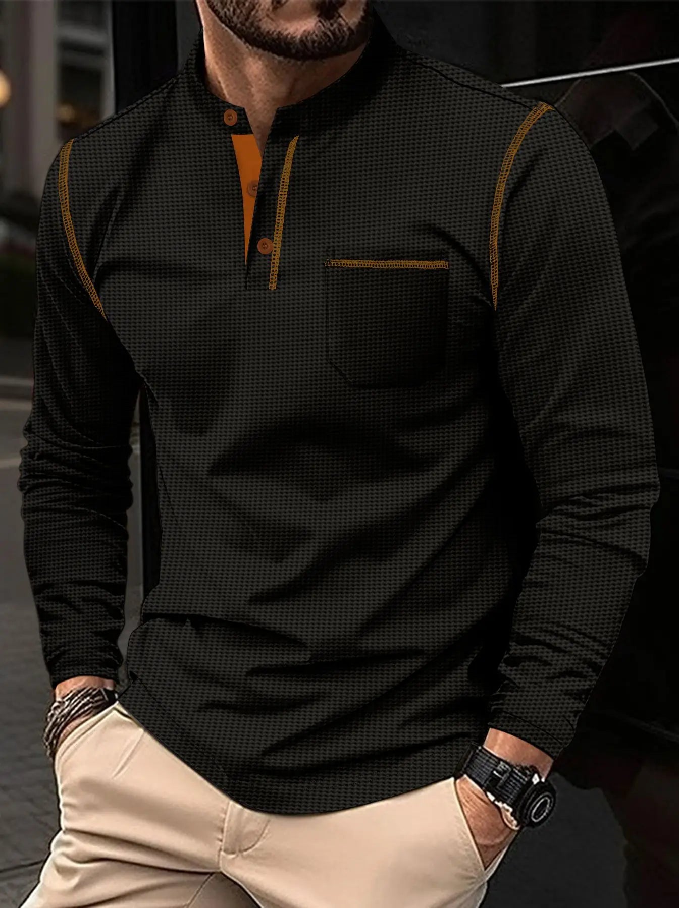 Benjamin - Langærmet Polo Shirt