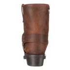 Louise -  Rustik Læder Ankel Støvler