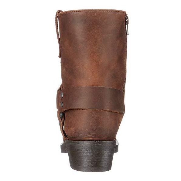 Louise -  Rustik Læder Ankel Støvler