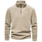 Hjalte Varm fleece krave sweatshirt