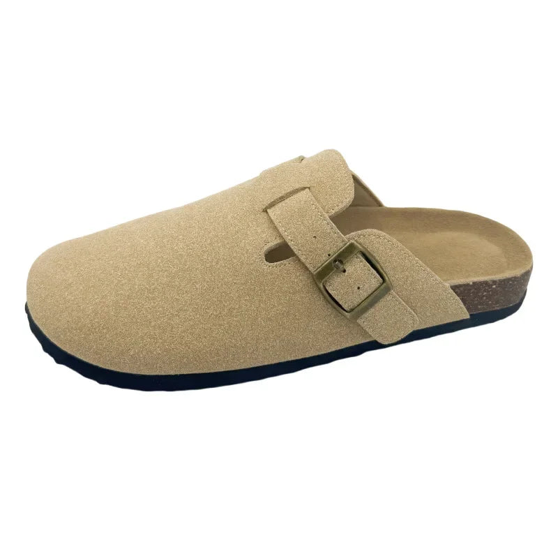 Beliano | Slip-on Træsko i ruskind