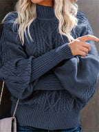 Lina™ | Elegant sweater med fletmønster