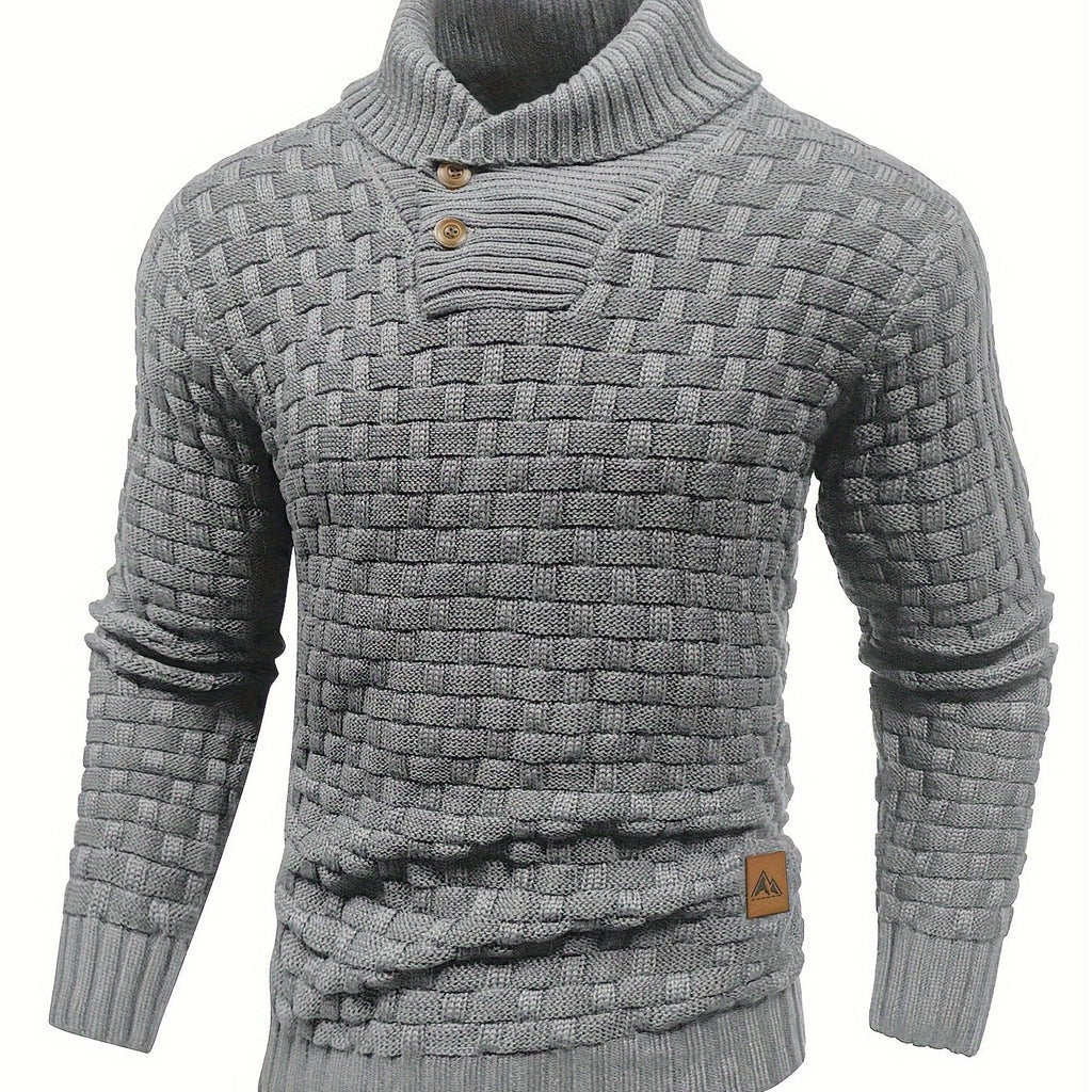 Oscar - Herre Strikpullover i Klassisk Design
