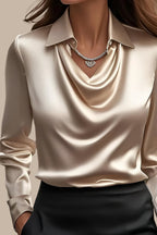 Luna satengbluse | Tidløs silhuett med moderne glans