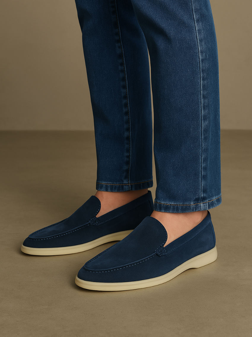 Casper | Fins Suede Loafers – Intens Blå
