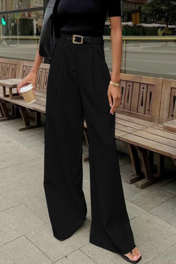 Sofia bukser | Høj talje & elegant løstsiddende pasform