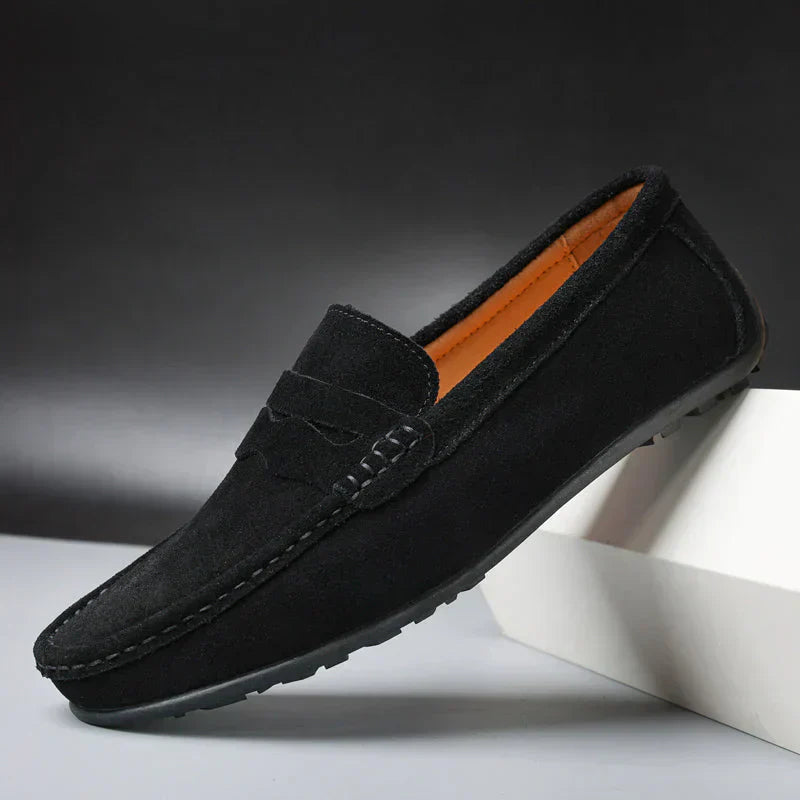 Sofie™ | Stilfulde Ruskindsloafers